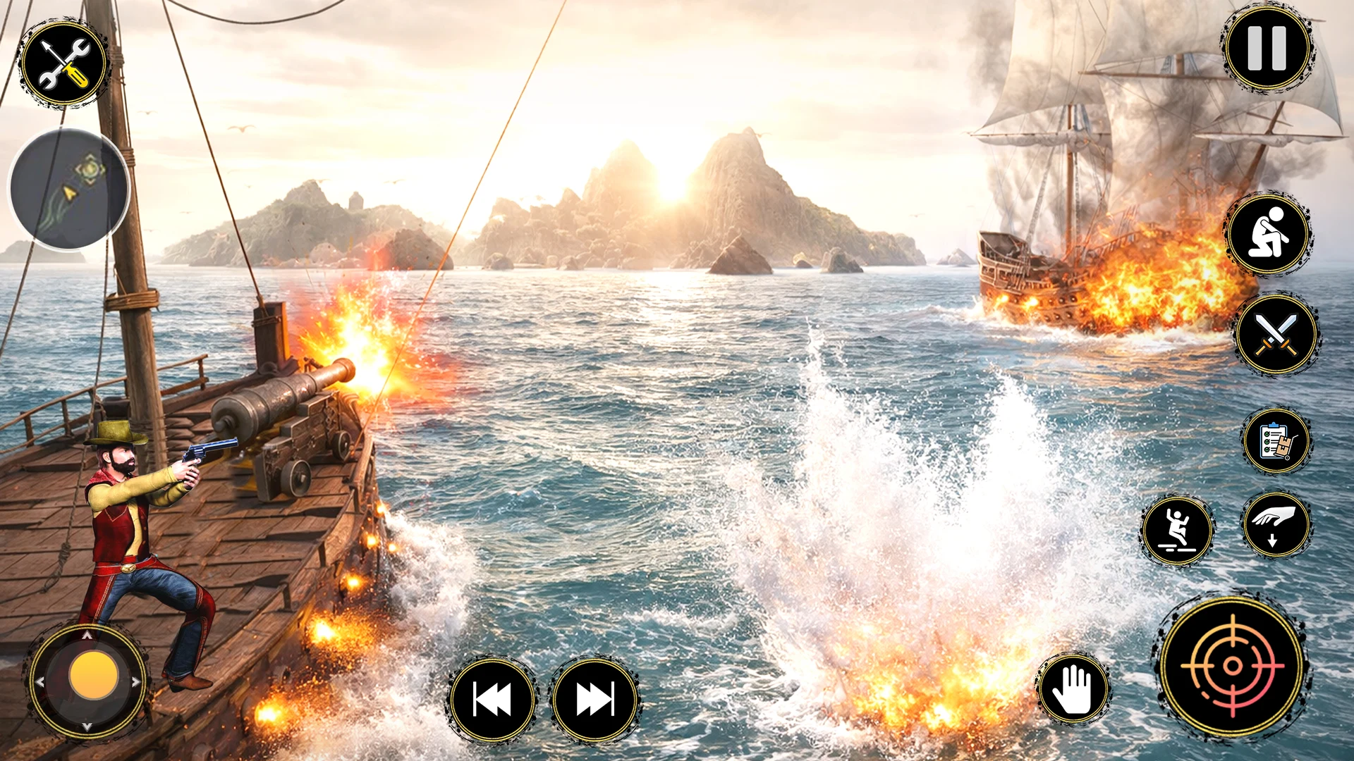 Wasteland Ocean Survival RPG screenshot