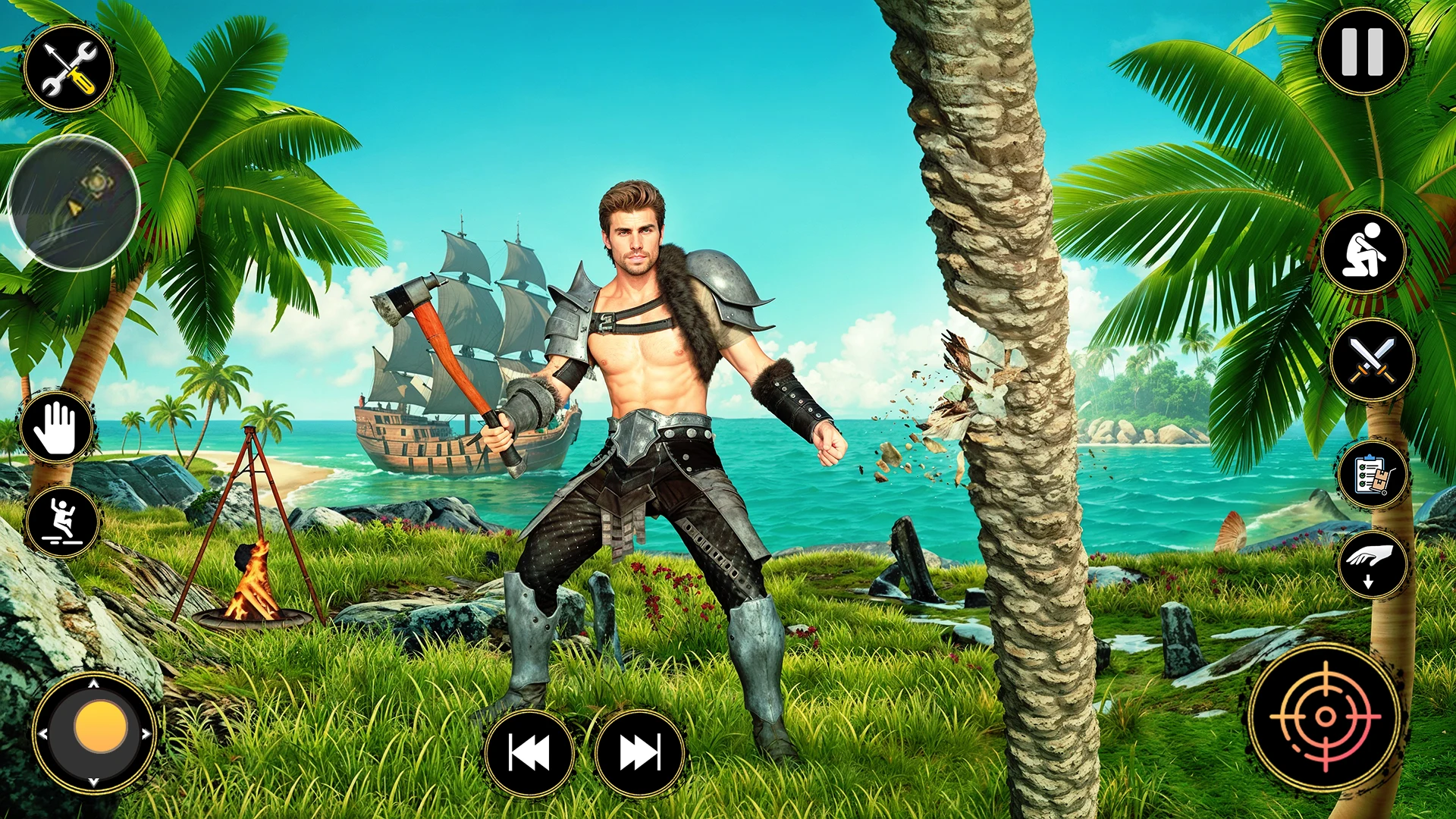Wasteland Ocean Survival RPG screenshot